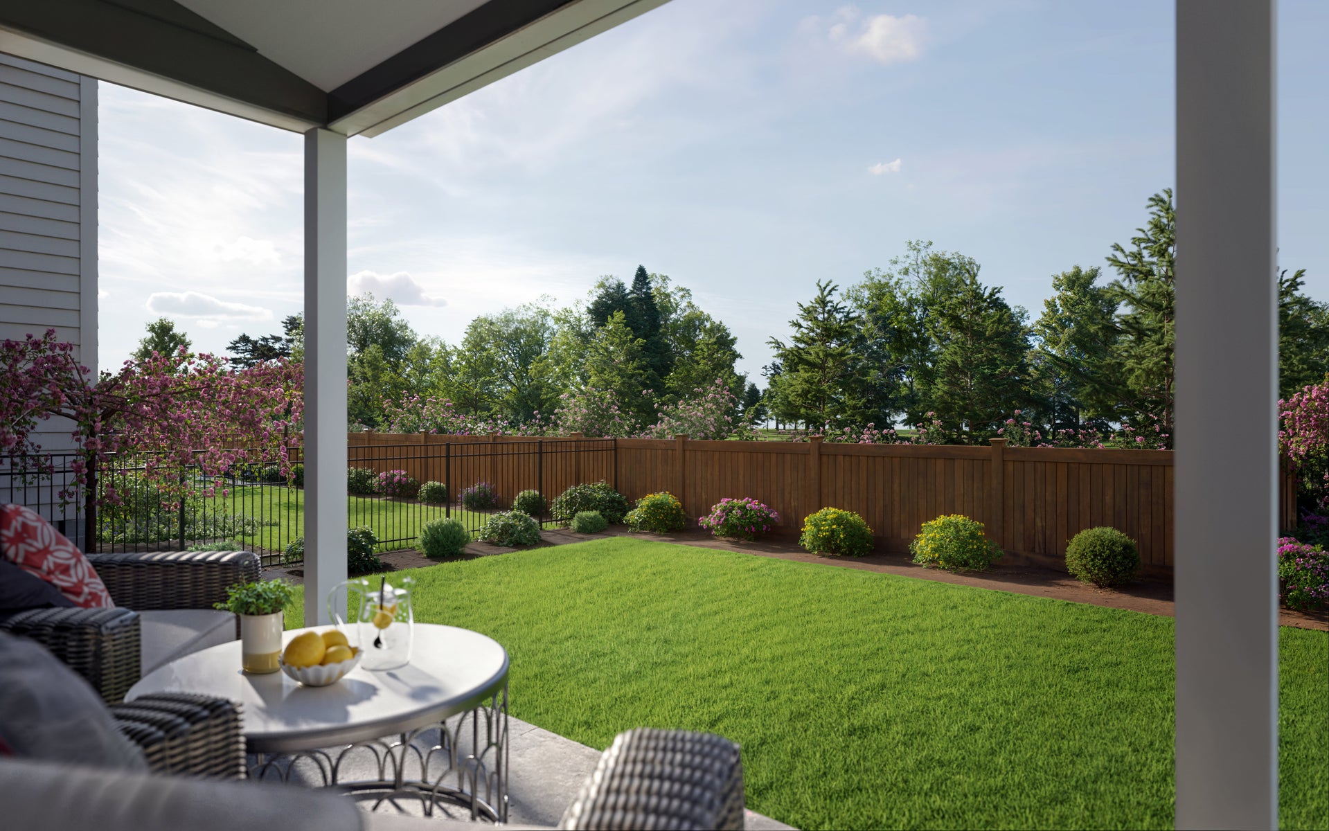 Marlowe covered patio