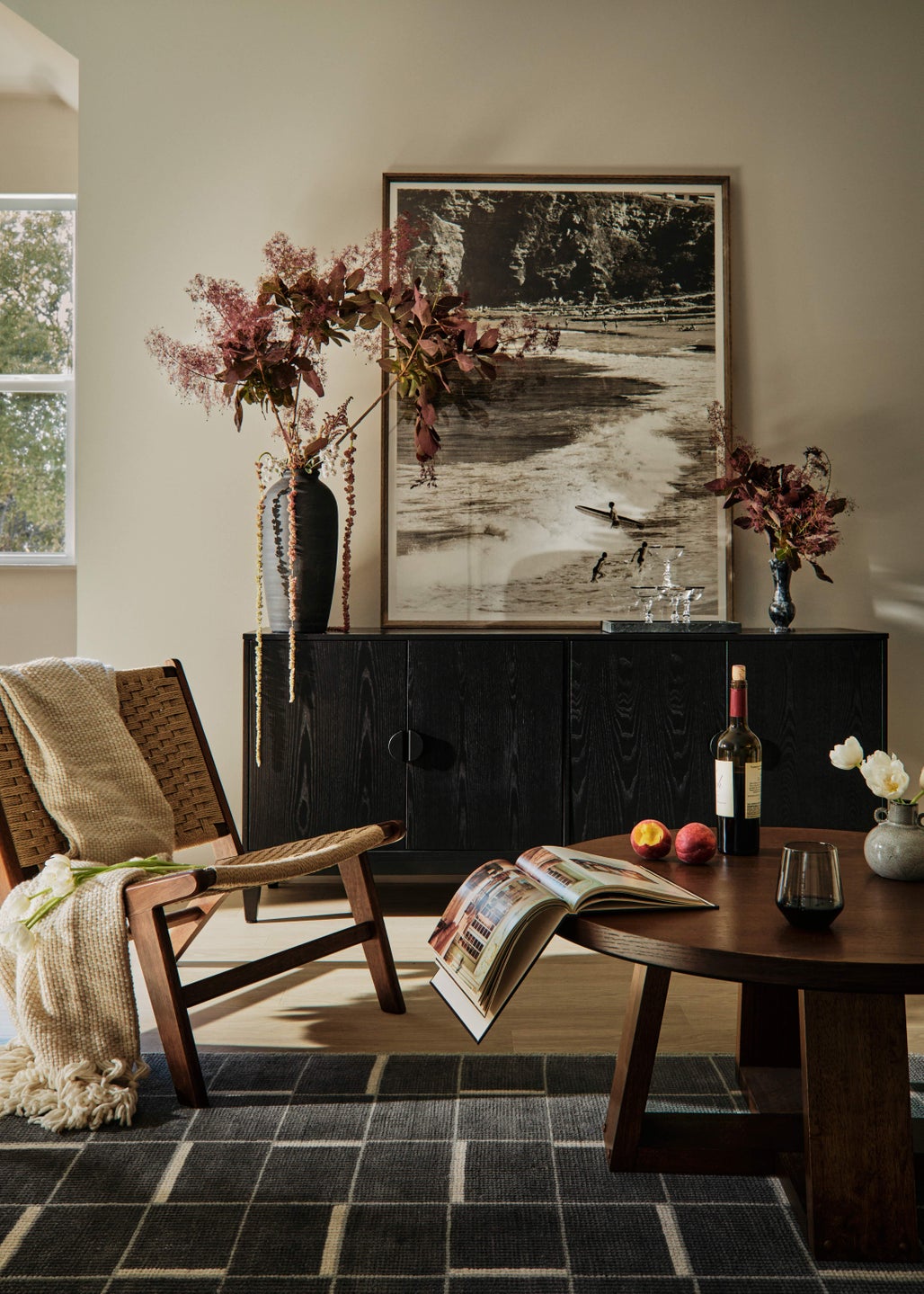 Bright open living room