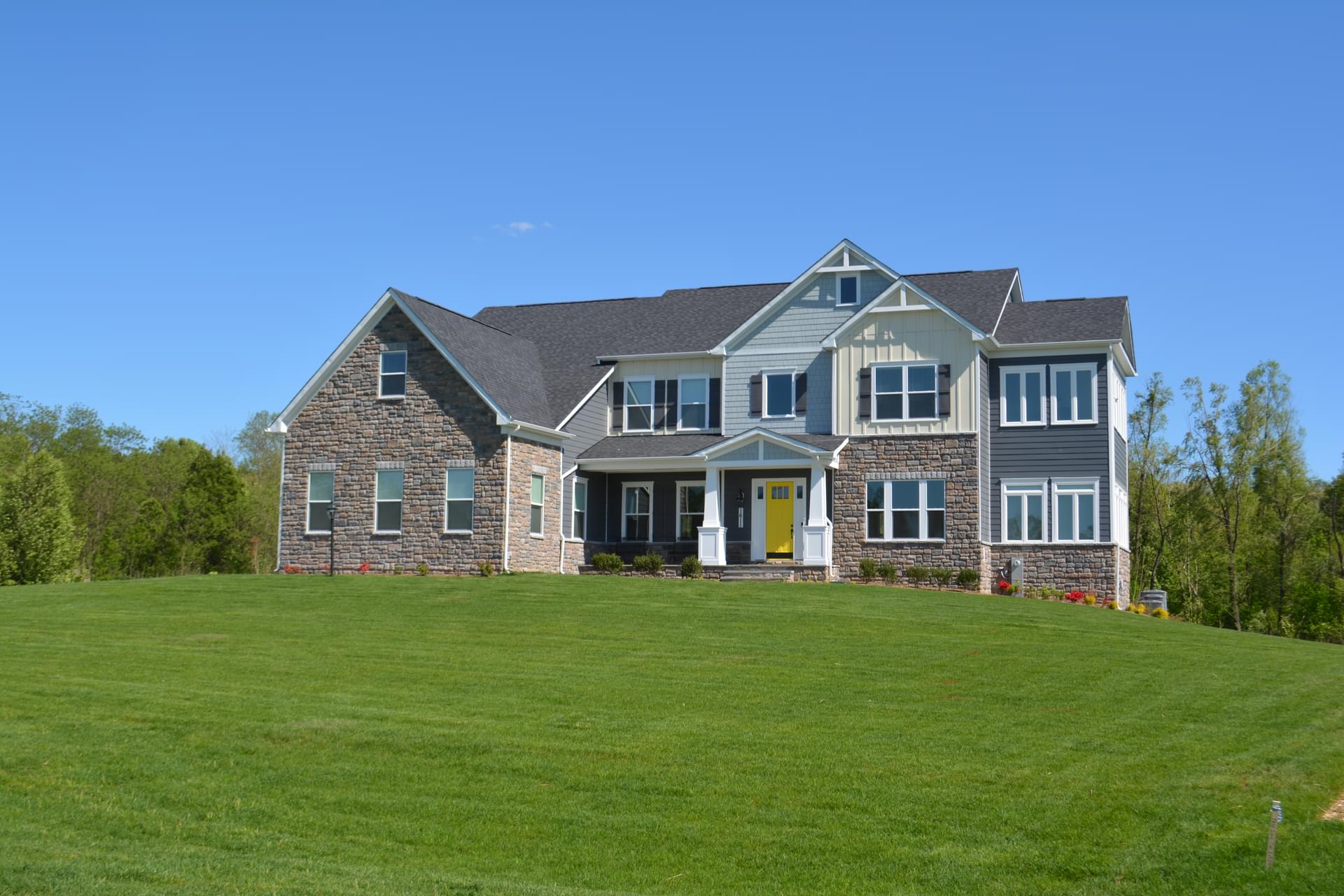 The Monticello Craftsman New Home from Caruso Homes