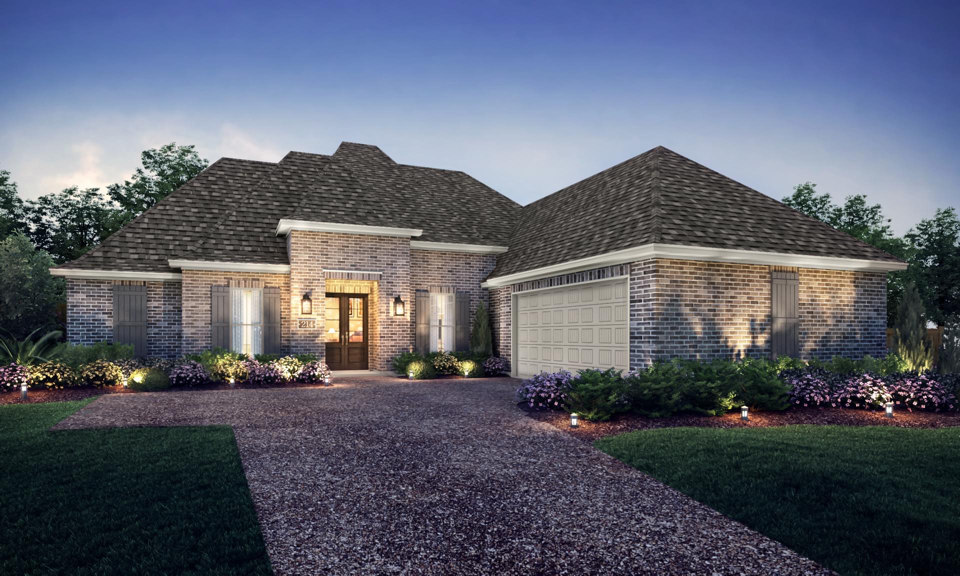 The Mandeville New Home in Oxford, MS Oxford Commons Semi Custom