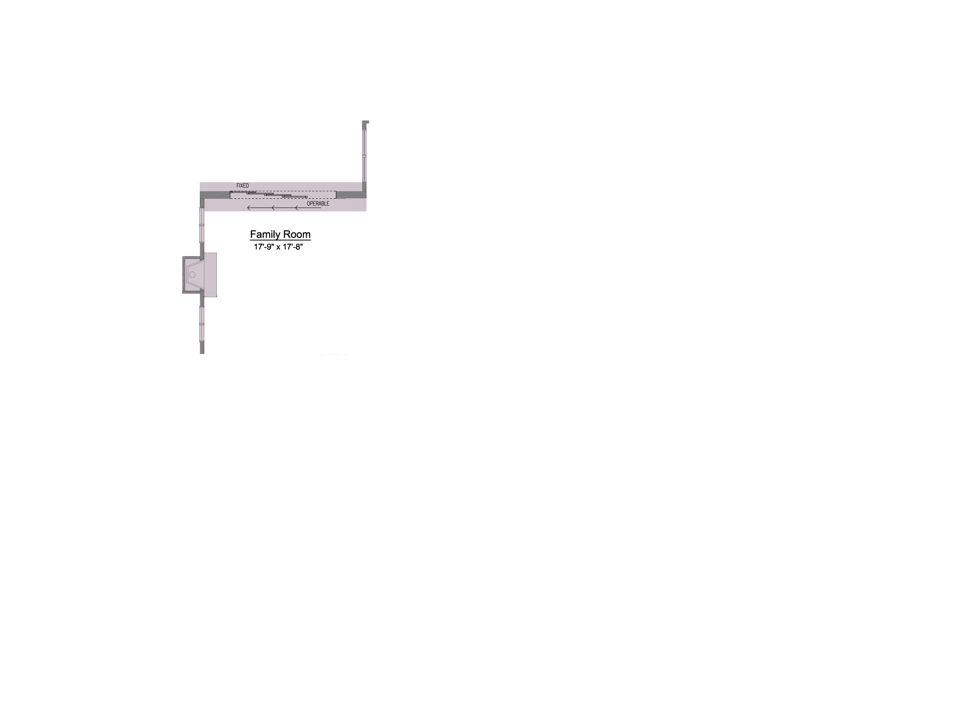 Multi-Slide Unit with Side Fireplace