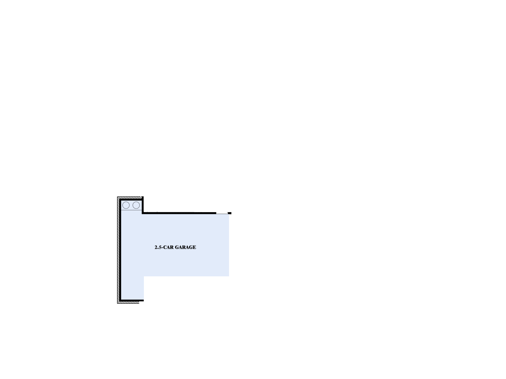 2.5-Car Garage