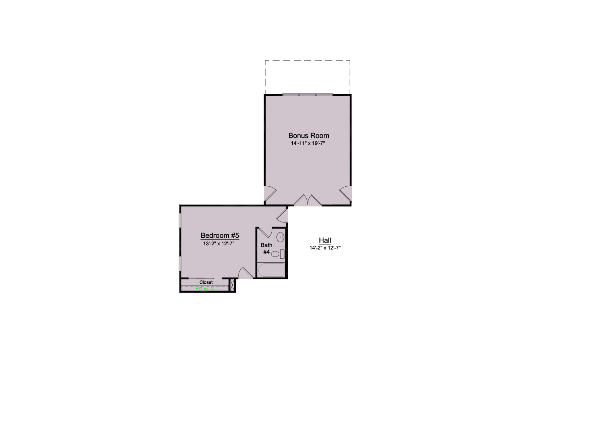Bedroom 5 with Bonus Room