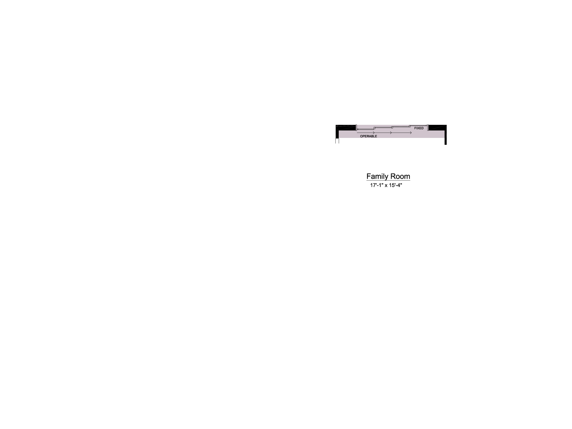Multi-Slide Unit in Family Room