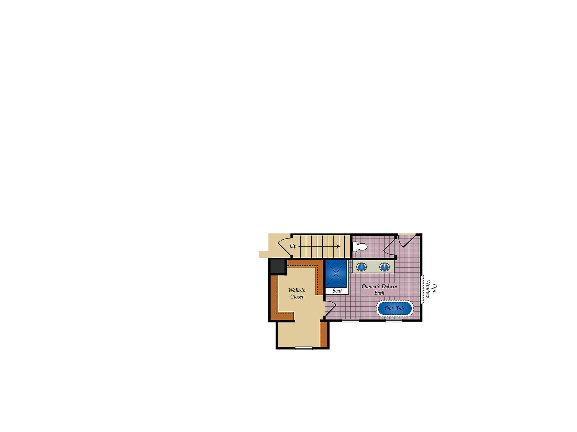 Deluxe Master Bath w/ Third Floor Steps