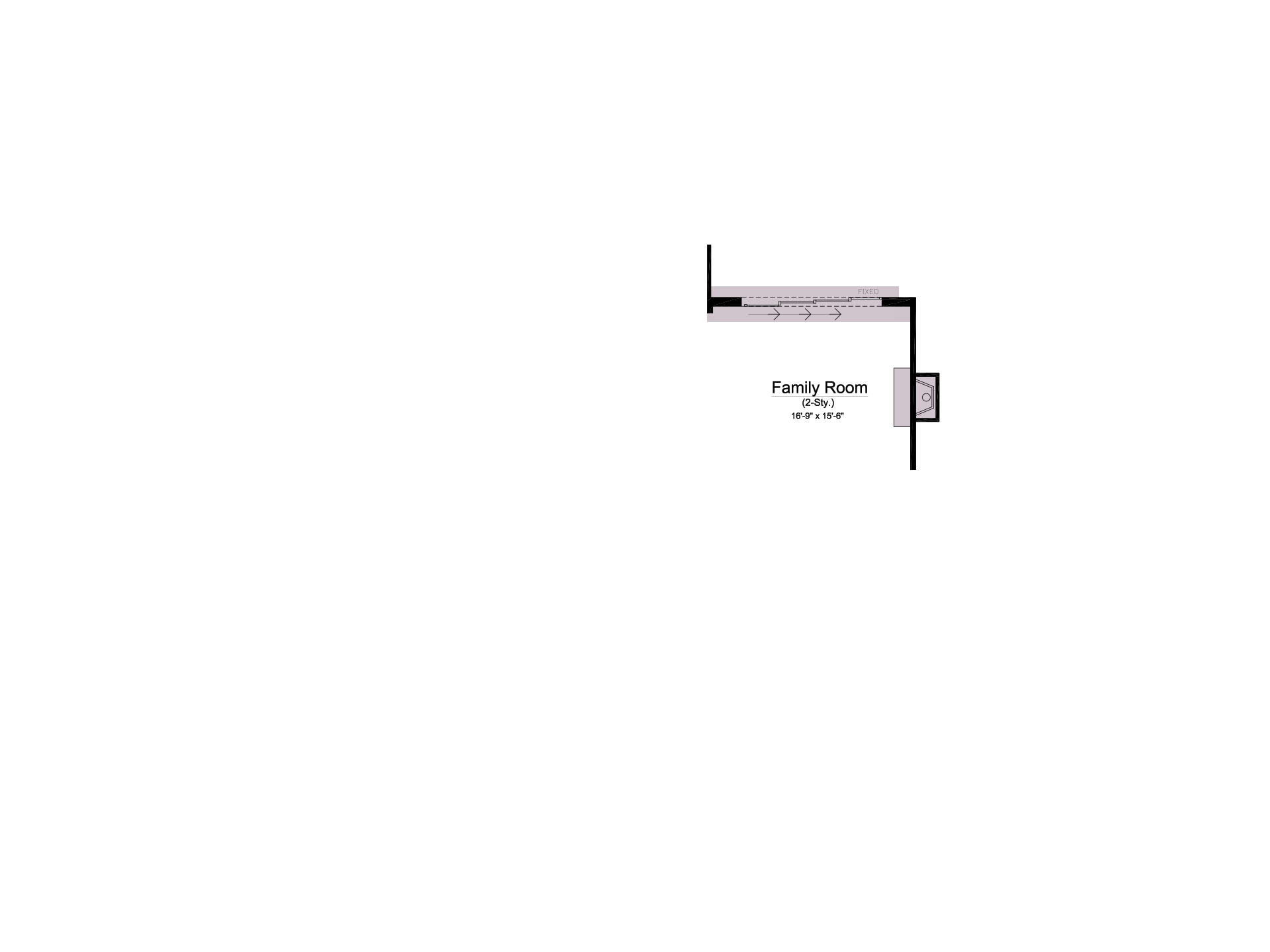 Multi-Slide Unit in Family Room