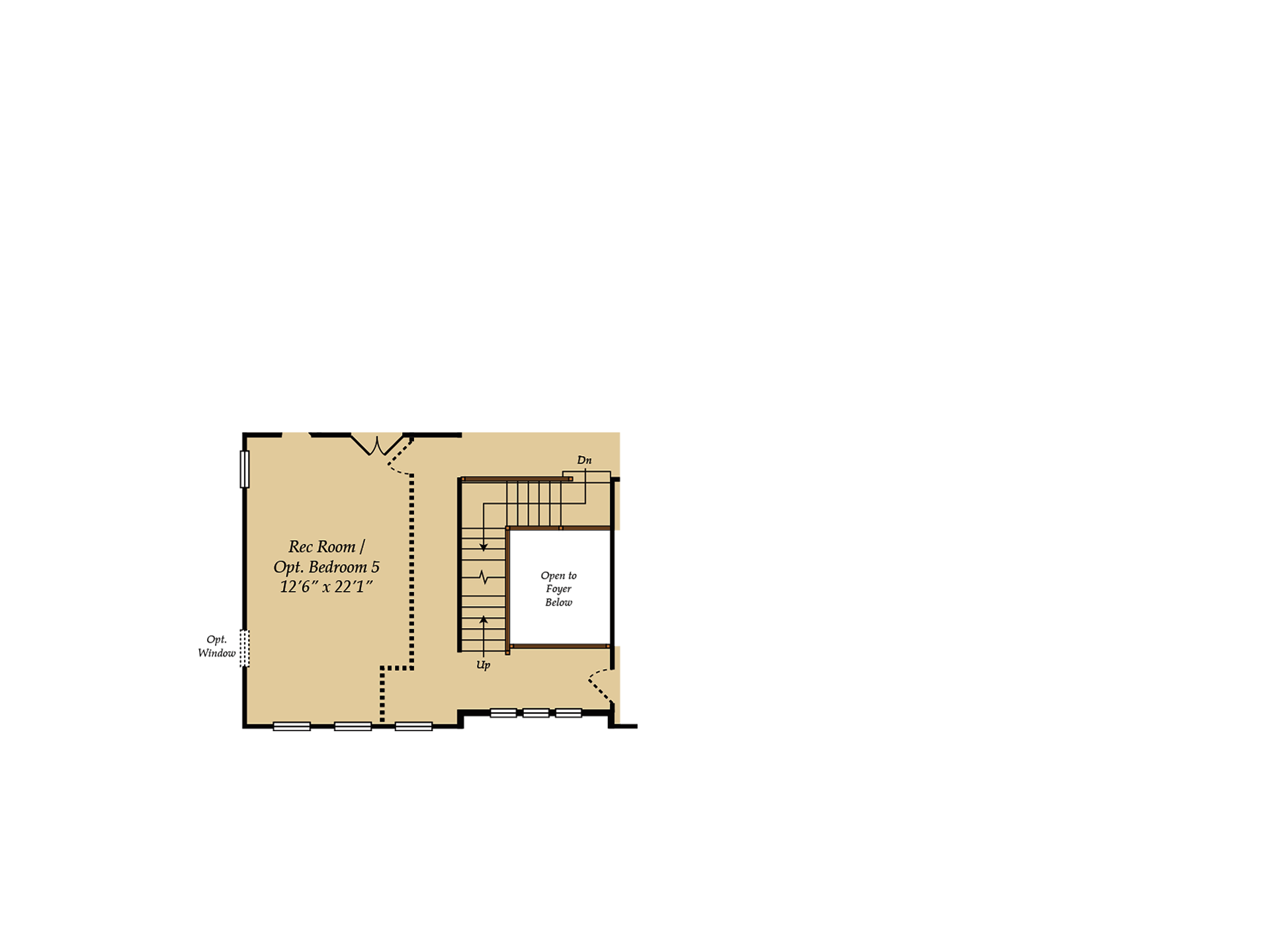 Partial Second Floor with Optional Third Floor