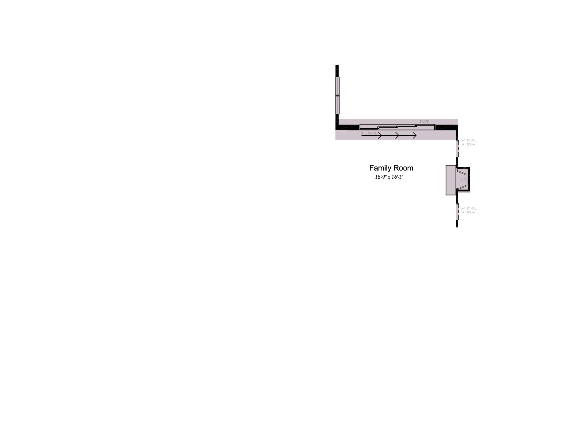 Multi-Slide Unit with Side Fireplace