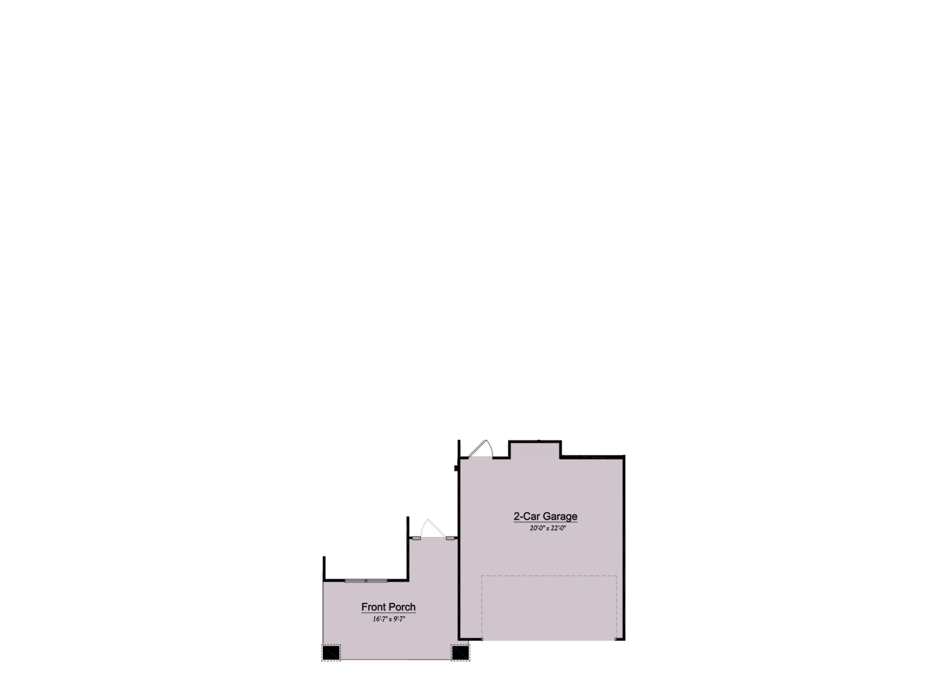 2ft Front Garage Extension
