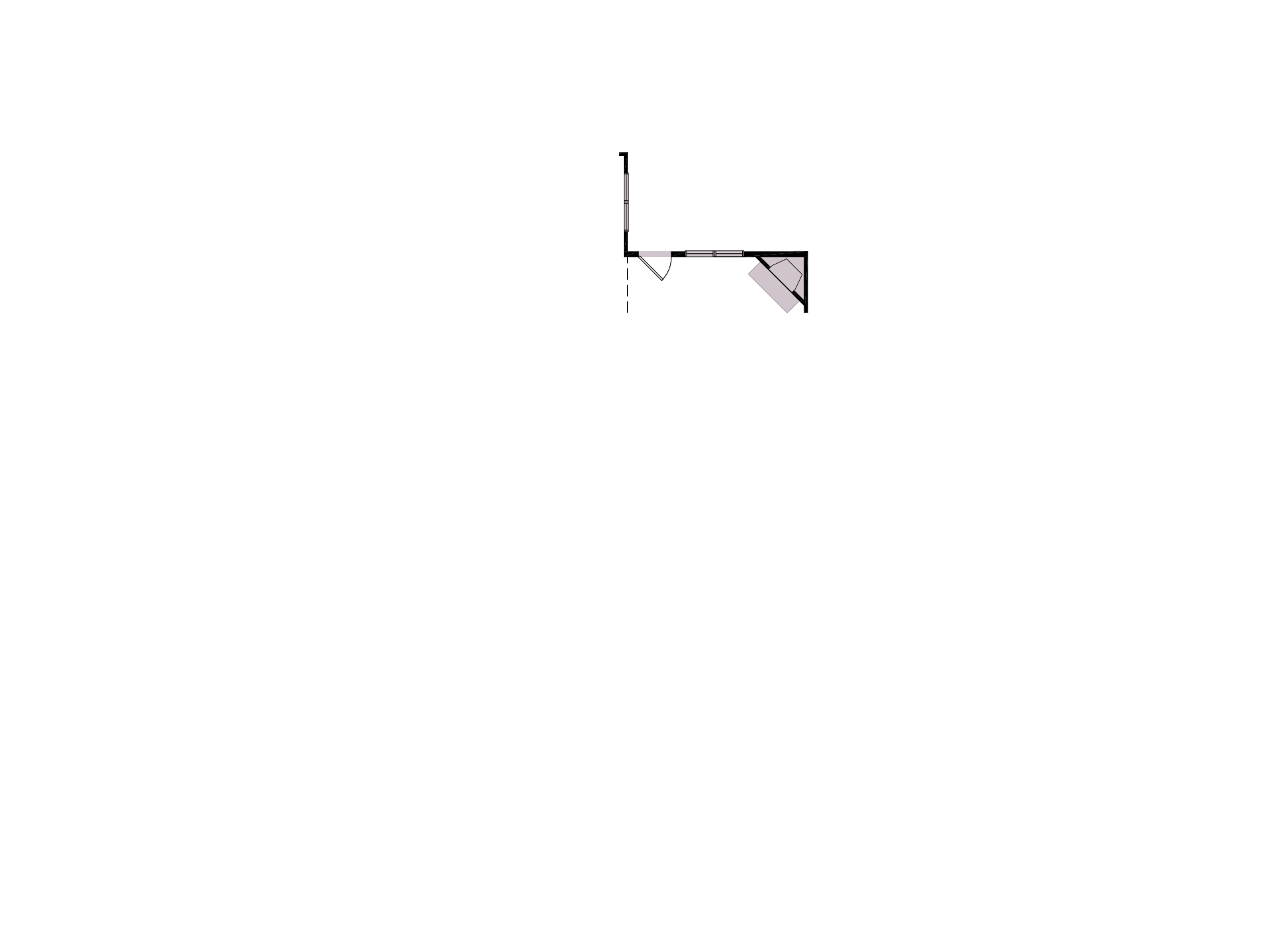 Corner Fireplace