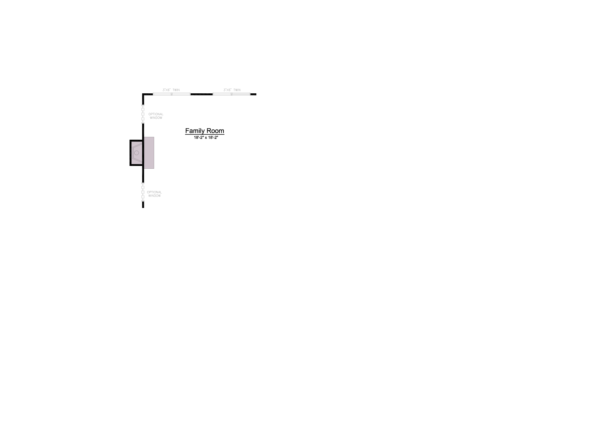 Side Fireplace