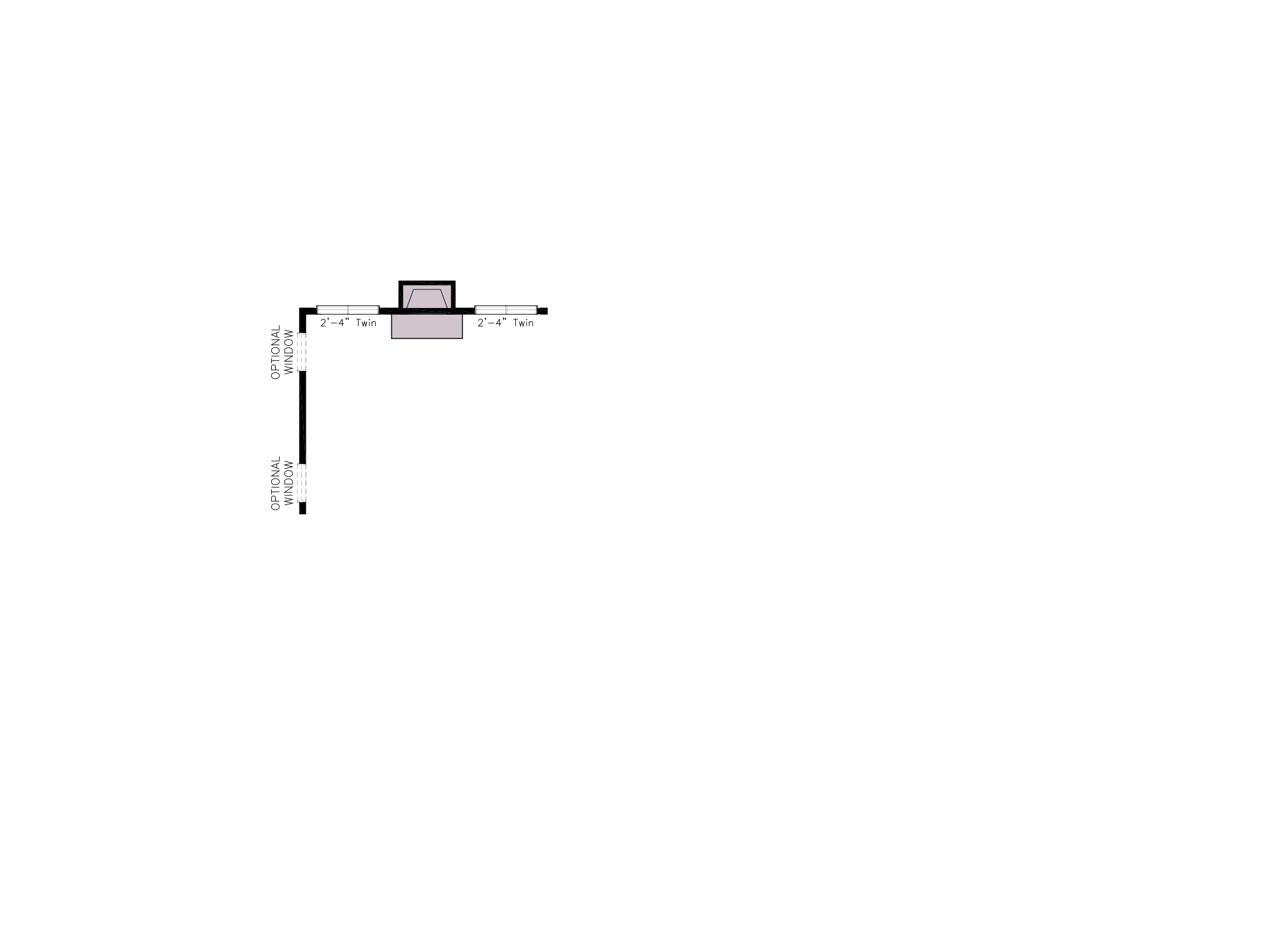 Rear Fireplace