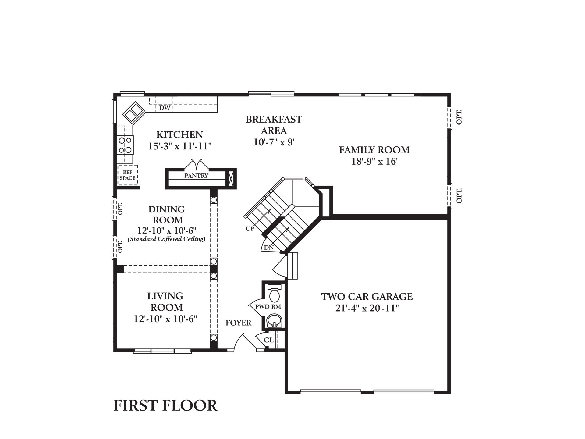 Extended First Floor (with 2' Side Extensions)