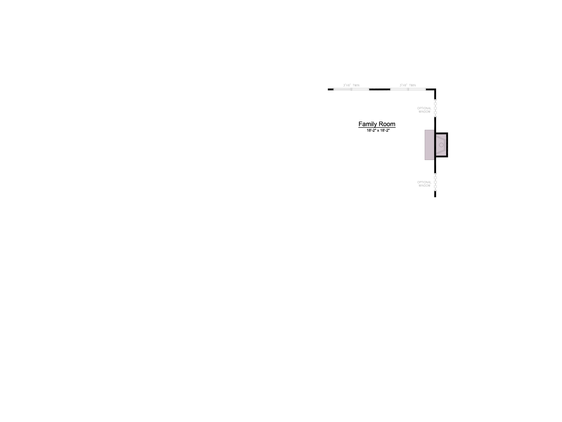 Side Fireplace