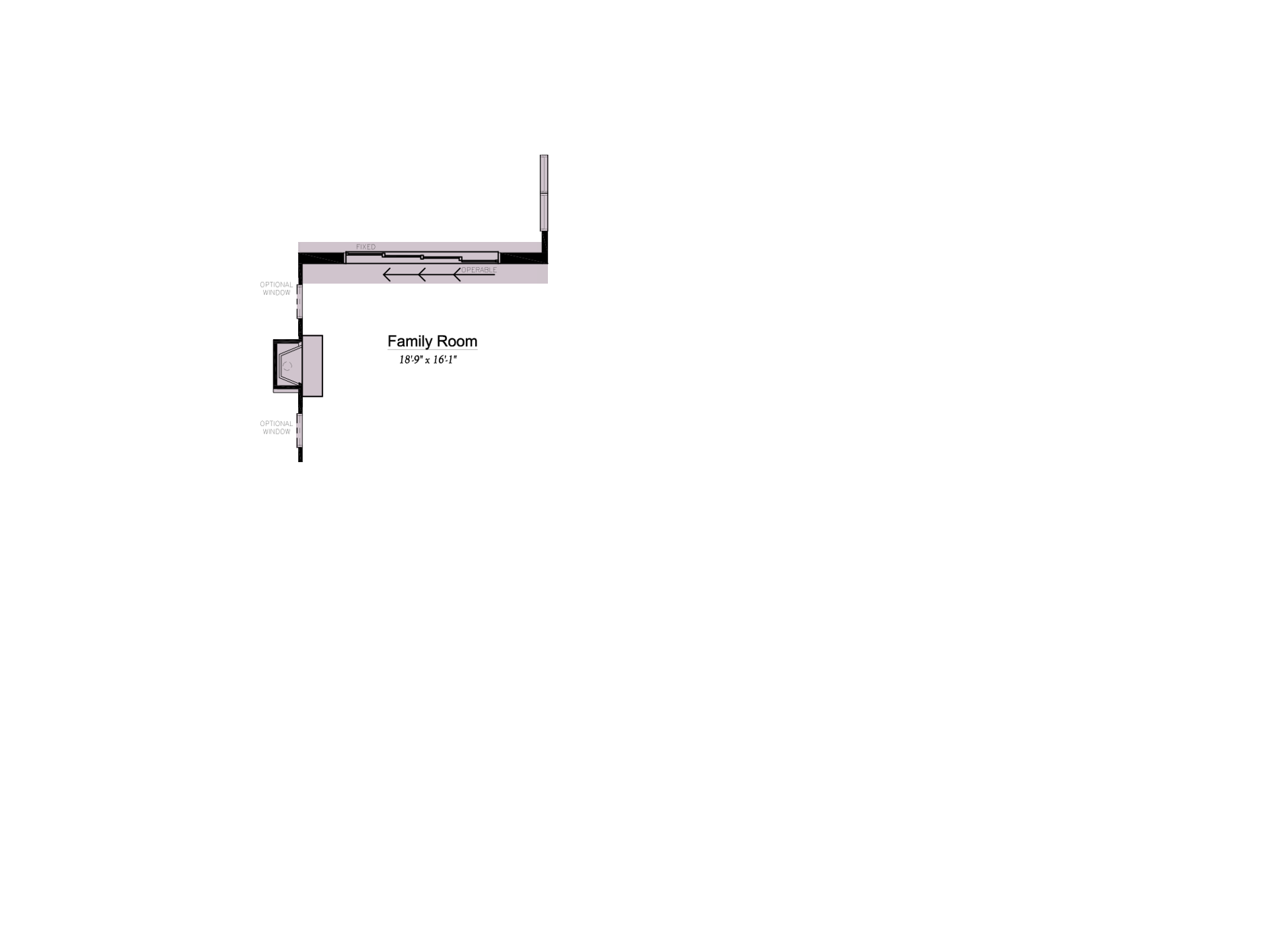 Multi-Slide Unit with Side Fireplace
