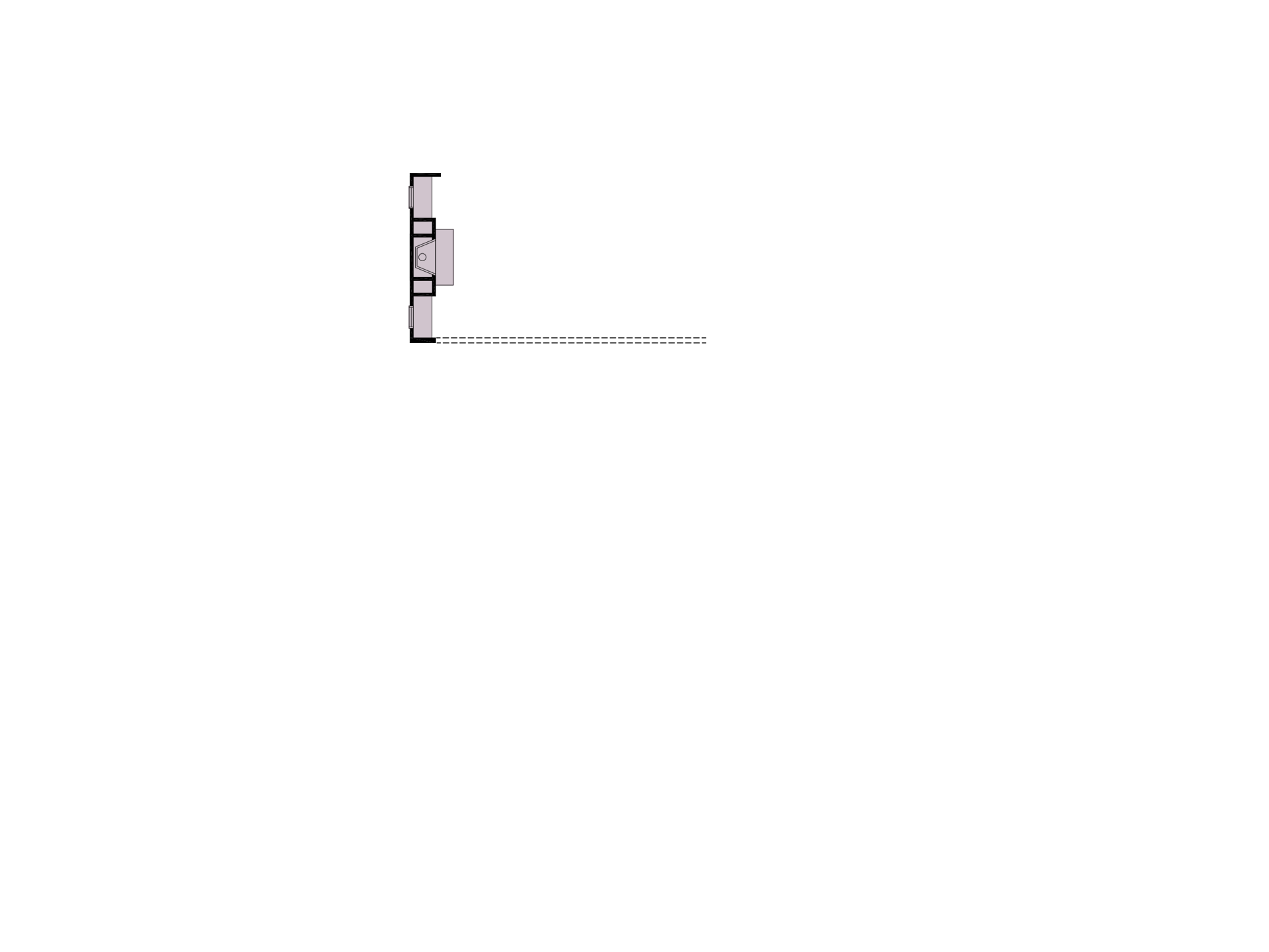 Bookcases at Fireplace