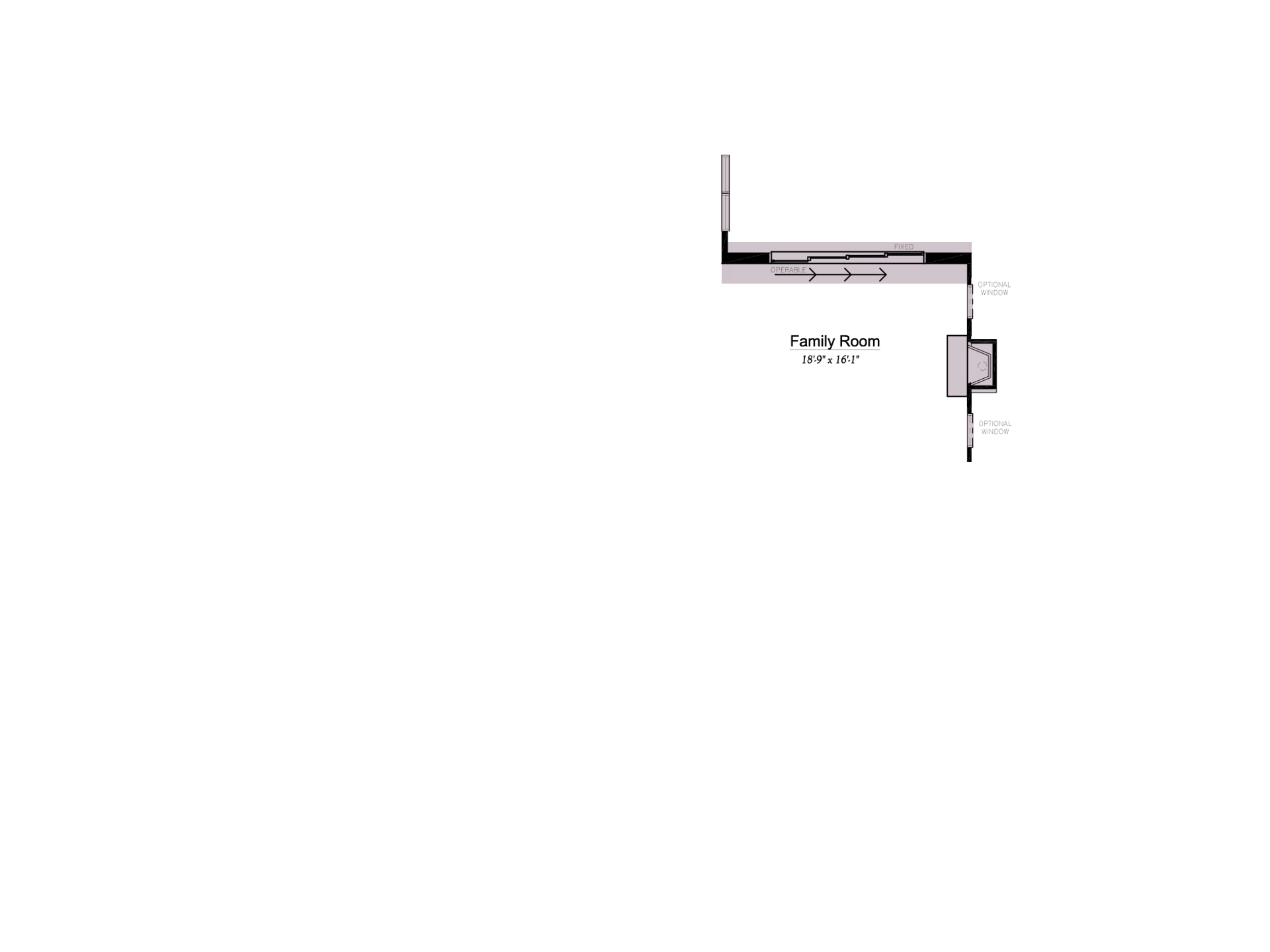Multi-Slide Unit with Side Fireplace
