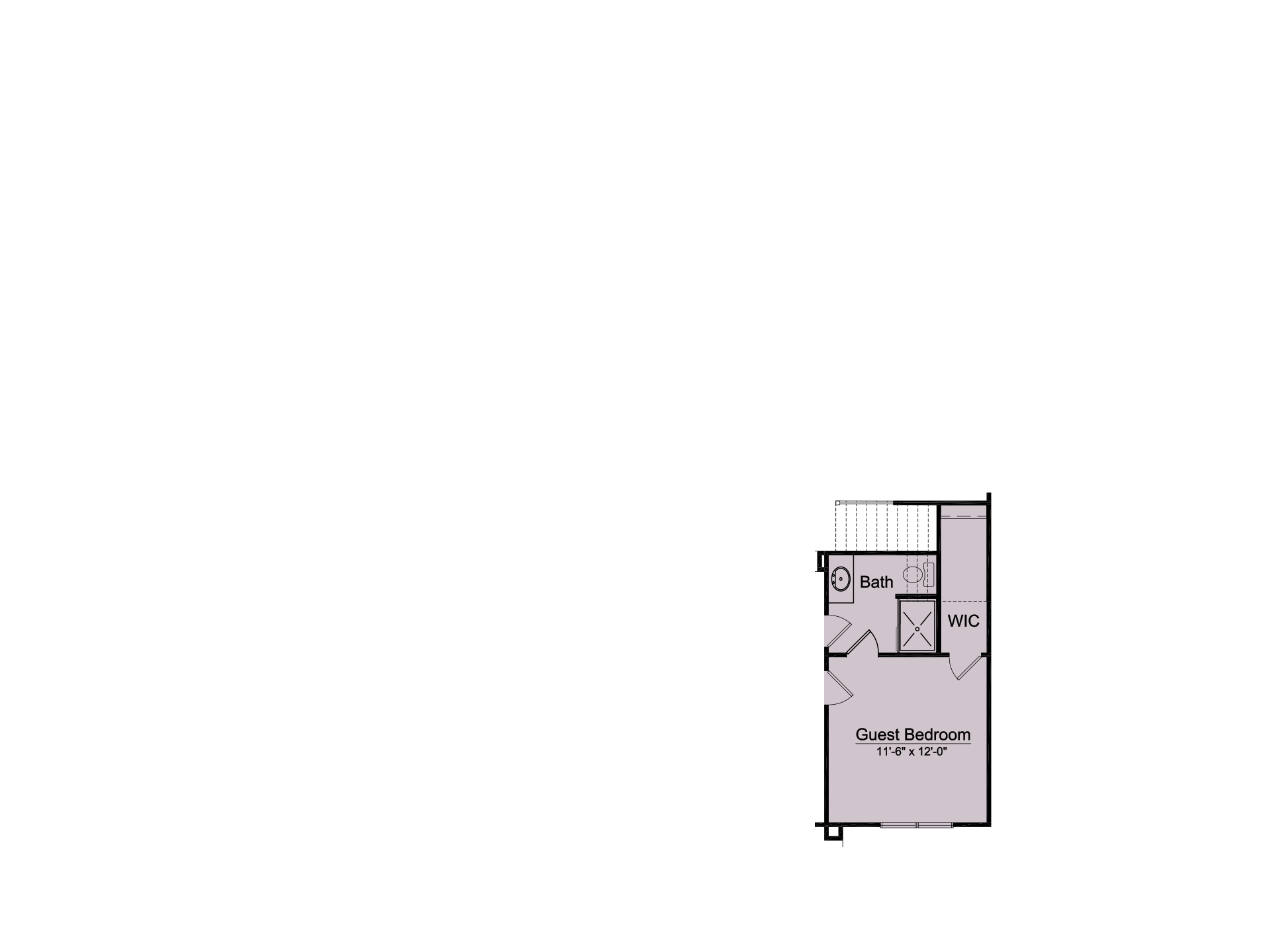 Guest Bedroom at Flex