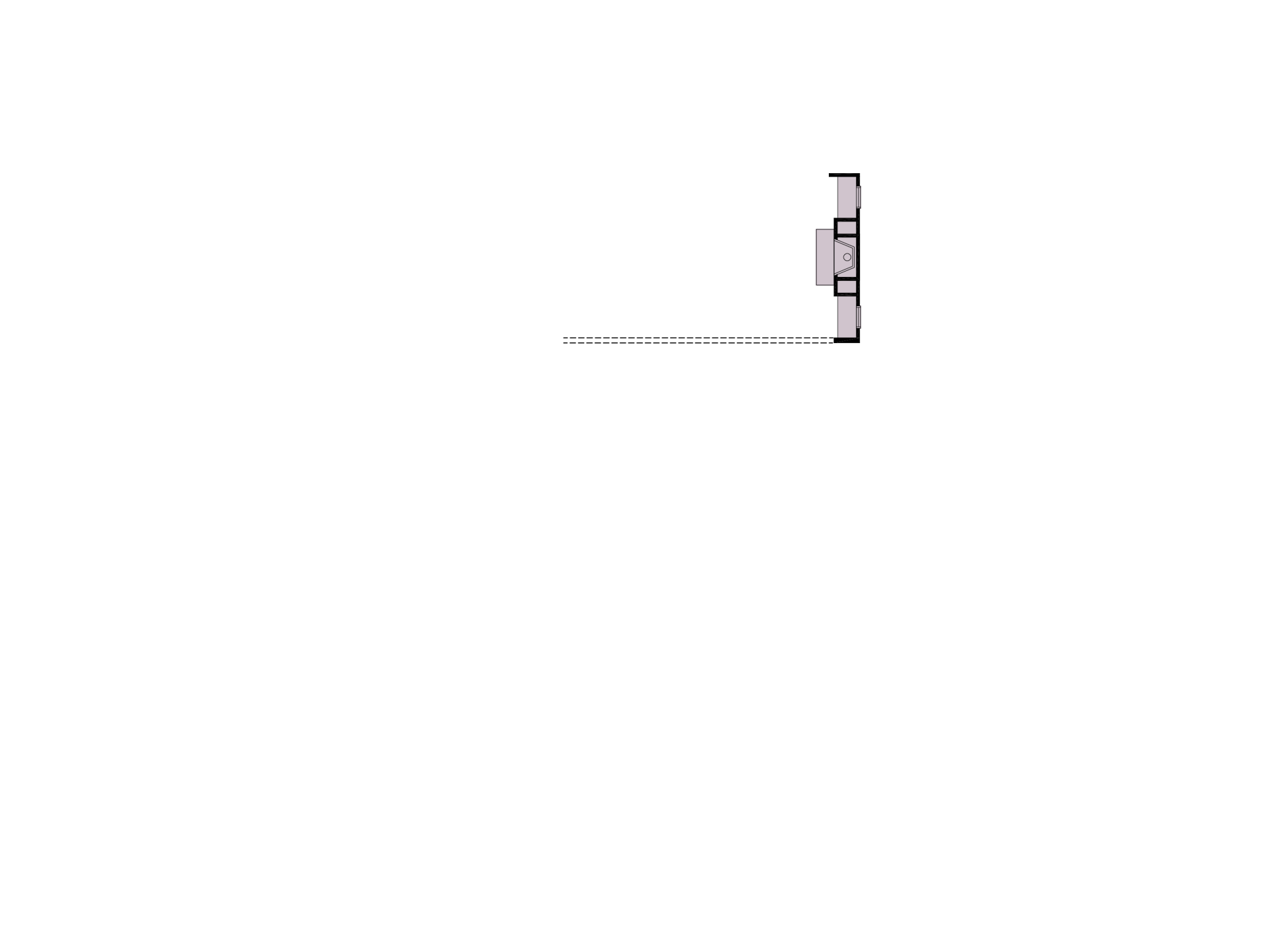 Bookcases at Fireplace