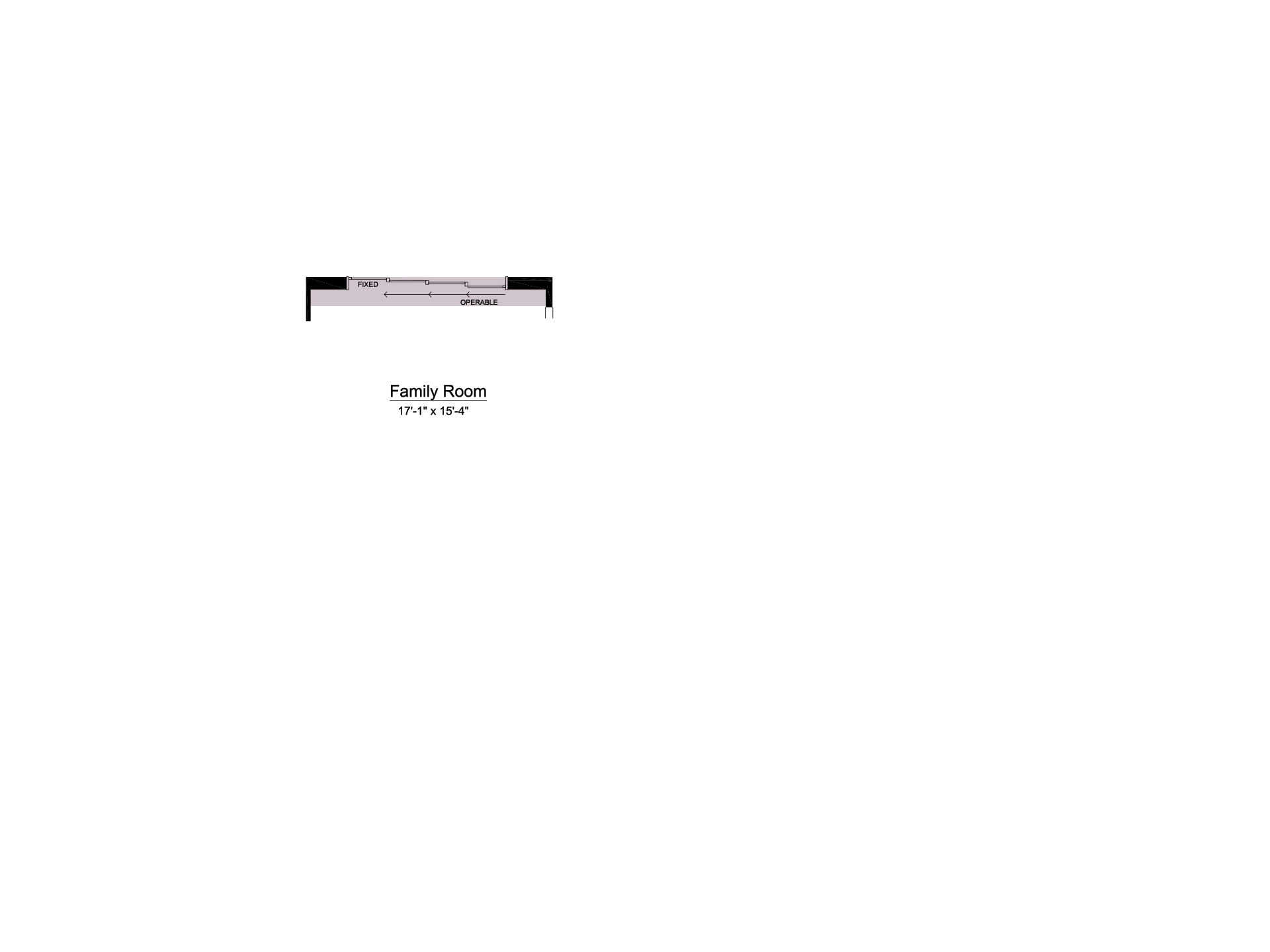 Multi-Slide Unit in Family Room