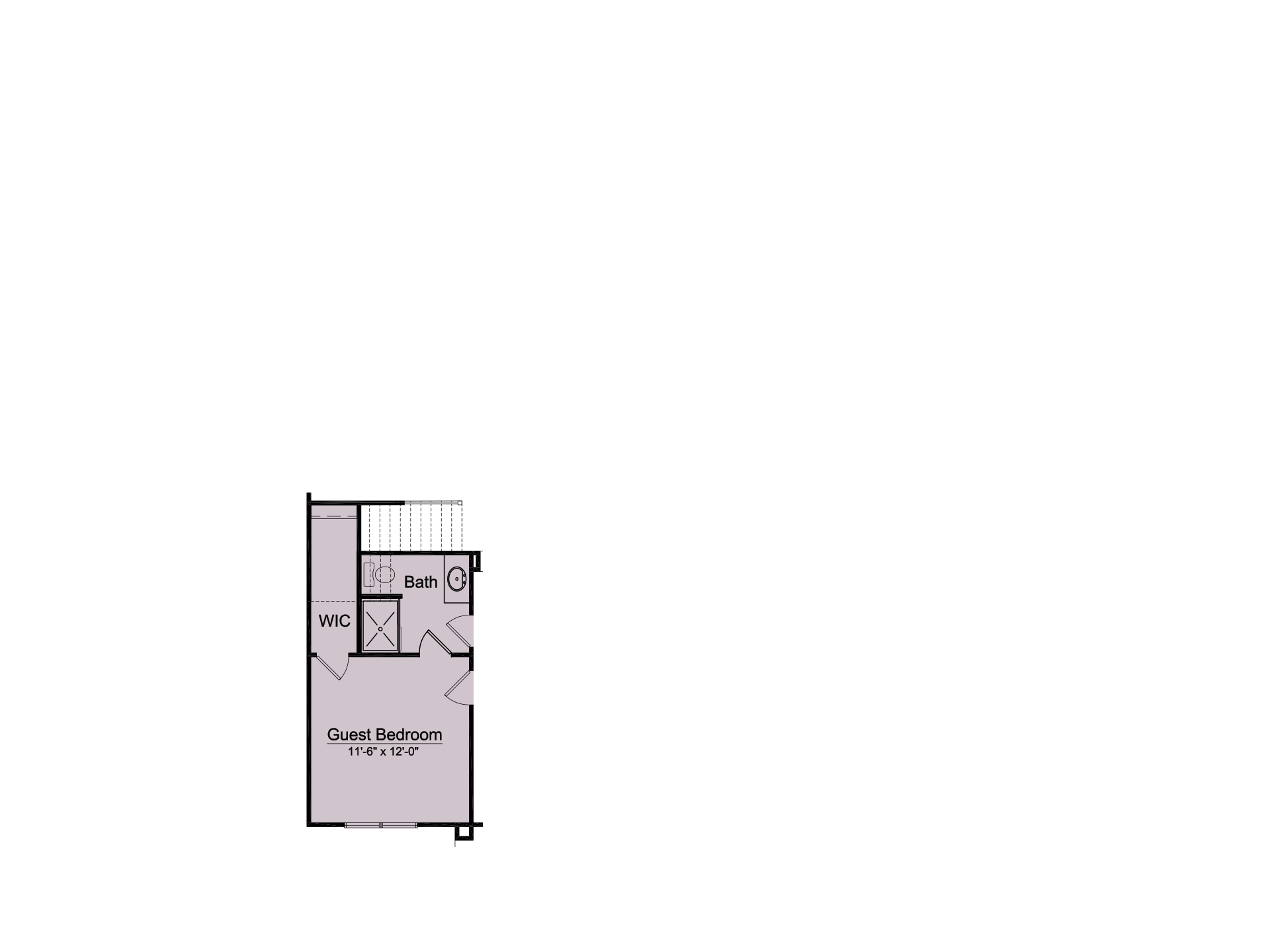 Guest Bedroom at Flex