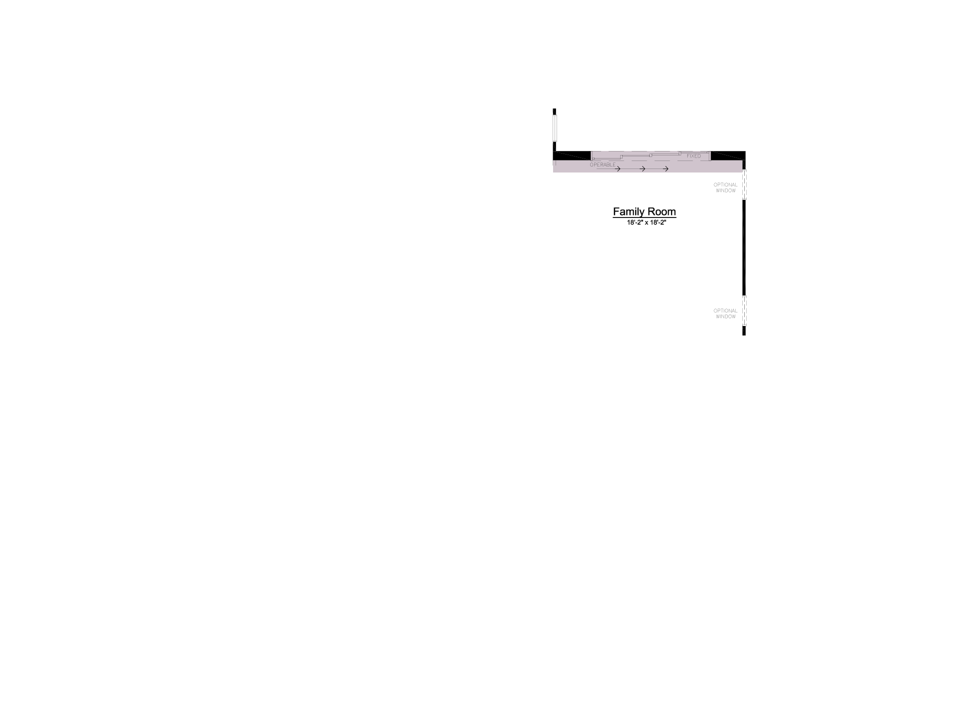 Multi-Slide Unit in Family Room
