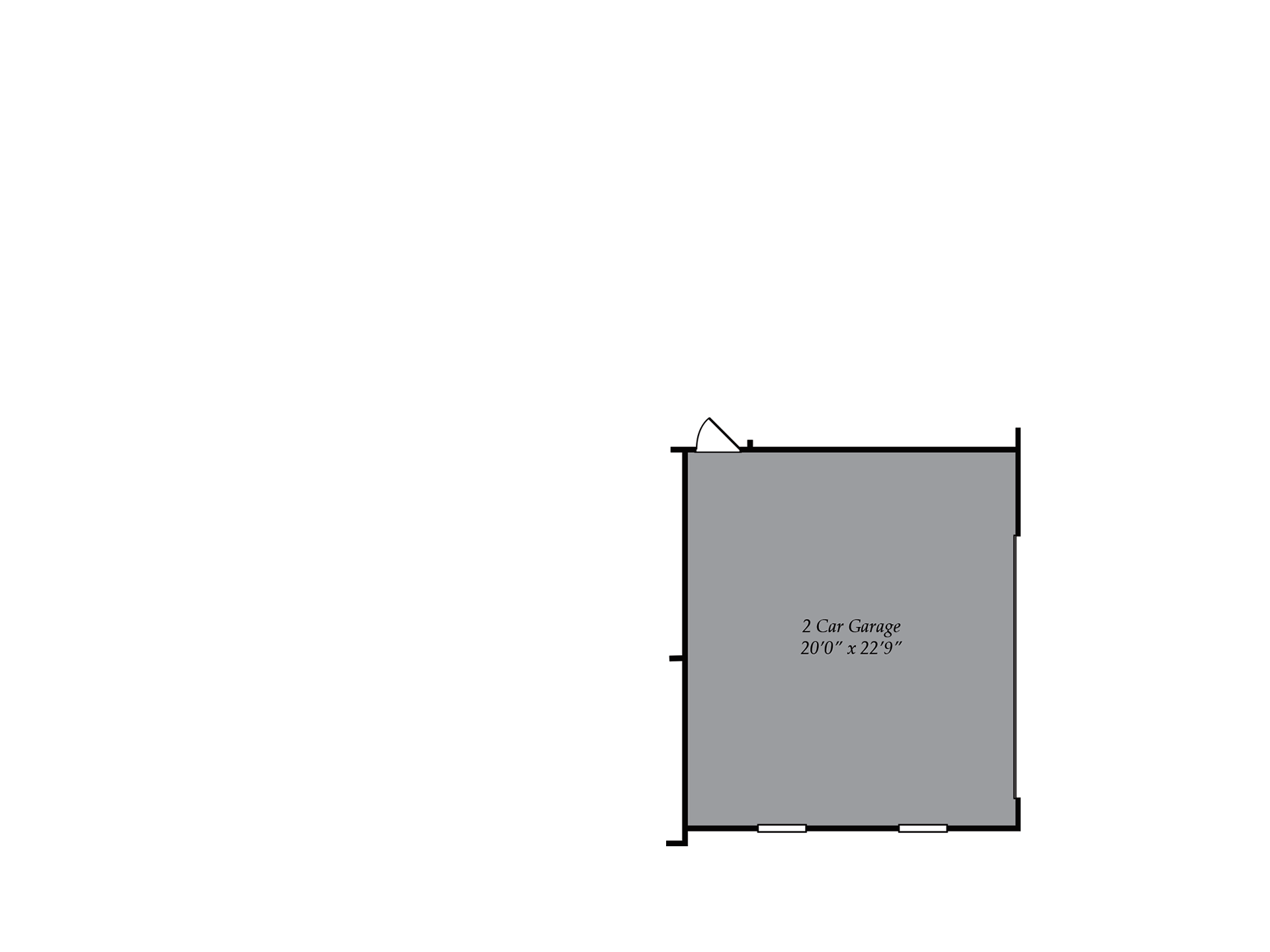 Side Load Garage 