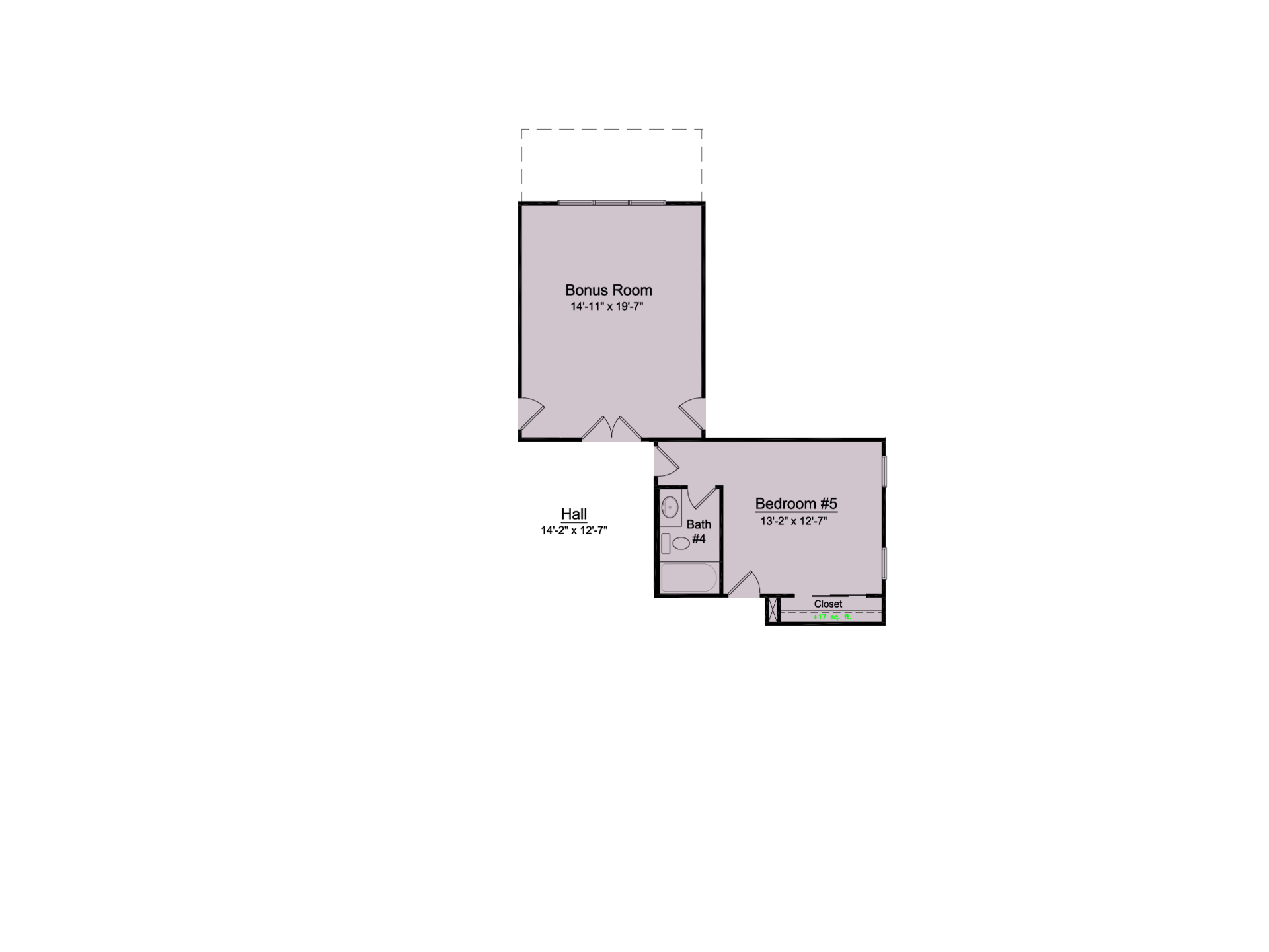 Bedroom 5 with Bonus Room