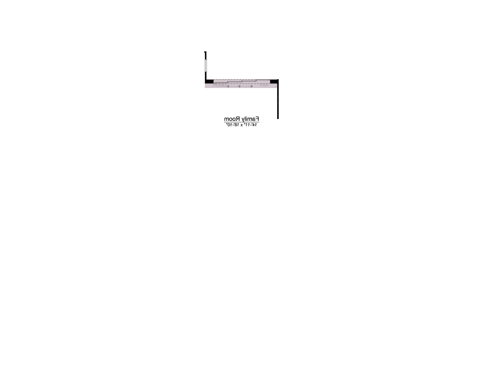 Multi-Slide Unit in Family Room